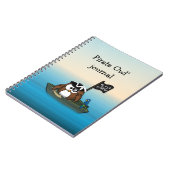 pirate owl - verjaardagsfeest notitieboek (Linkerzijde)