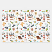 Pirate Pack papier voor verpakkingsdoeleinden Inpakpapier Vel (Voorkant 2)