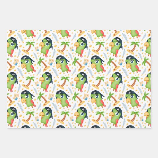 Pirate Pack papier voor verpakkingsdoeleinden Inpakpapier Vel (Voorkant)