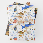 Pirate Pack Three Wrapping Paper (In situ)