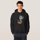 Pirate Panda Beer Jacket Hoodie (Voorkant volledig)