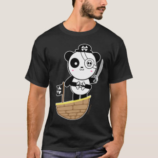 Pirate Panda Beer T-shirt