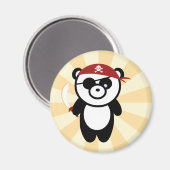 Pirate Panda Magnet (Voorkant / Achterkant)