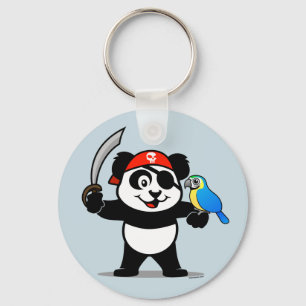 Pirate Panda Sleutelhanger