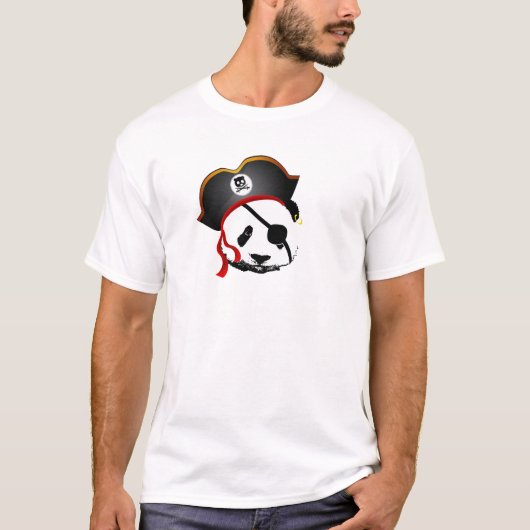 Pirate panda t-shirt (Voorkant)