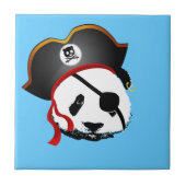 Pirate panda tegeltje (Voorkant)