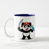 Pirate Panda Tweekleurige Koffiemok (Links)