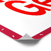 Pirate Parking only Poster (Hoek)