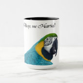 Pirate Parrot "Ahoy, me Hearties" mok (Midden)