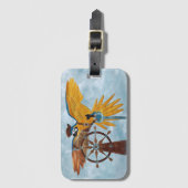 Pirate Parrot Bagagelabel (Voorkant (verticaal))