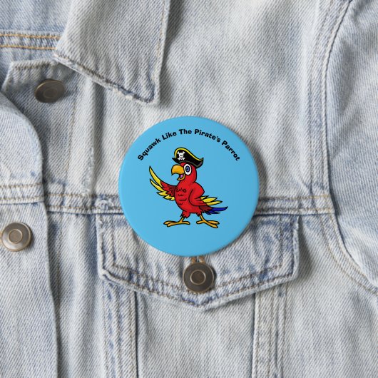 Pirate Parrot Button (In situ)