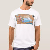 Pirate & Parrot have separate pillows for bedtime T-shirt (Voorkant)