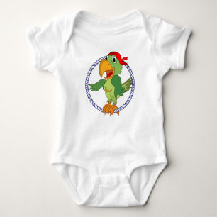 Pirate Parrot Nautical Print Romper
