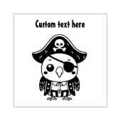 Pirate Parrot Rubberstempel (Afrduk)