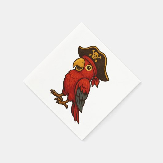 Pirate Parrot Servet (Hoek)
