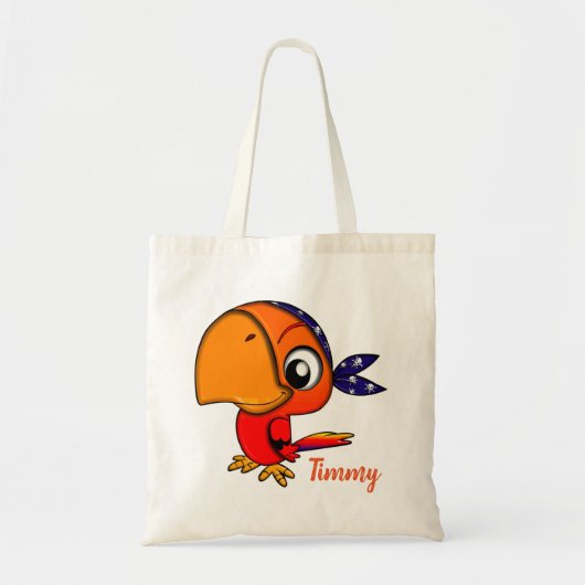 Pirate Parrot Tote Bag (Voorkant)