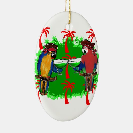 PIRATE PARROTS KERAMISCH ORNAMENT (Rechts)