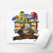 Pirate Parrots Skull en Cross Botten Muismat (Met muis)