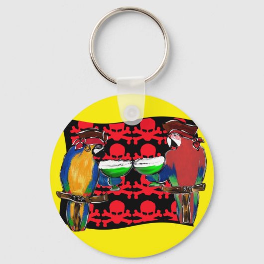 Pirate Parrots Sleutelhanger (Voorkant)