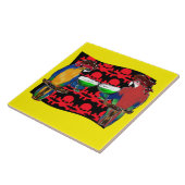 PIRATE PARROTS TEGELTJE (Zijkant)