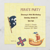 Pirate Partij Gepersonaliseerd Kaart (Voorkant / Achterkant)