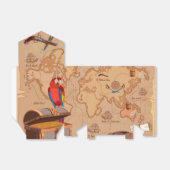 Pirate partij gunst tassen - bedankdoosjes (Uitgevouwen)