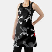 Pirate Party Apron (schedel en Botten) Schort (Insitu)