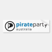 Pirate Party Australia Bumpersticker (Voorkant)