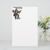 Pirate Party Briefpapier (Staand voorkant)