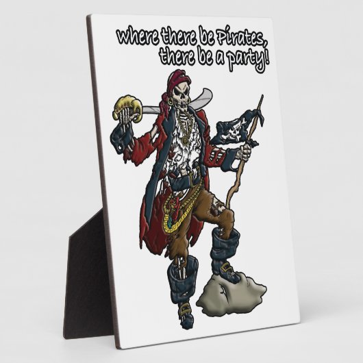 Pirate Party Fotoplaat (Zijkant)