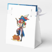 Pirate Party Girl Birthday Favor Box Bedankdoosjes (Achterkant)