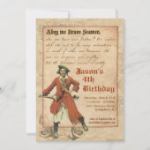 Pirate Party Invitation Kaart (Voorkant)