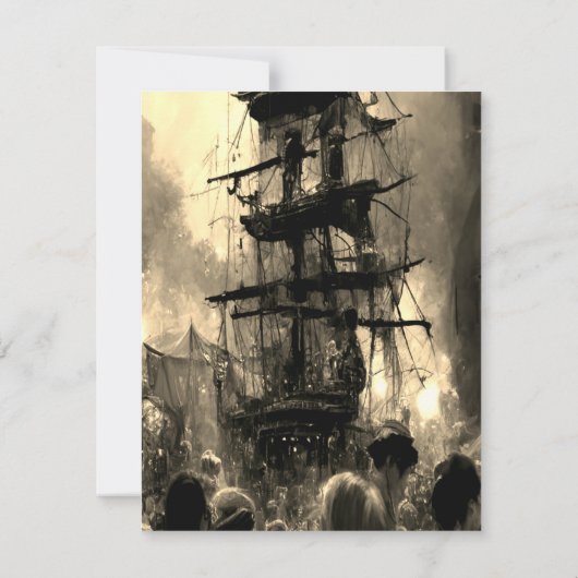 Pirate Party Kaart (Achterkant)