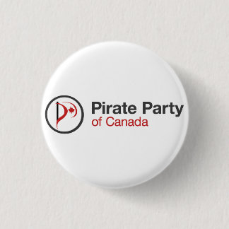 Pirate Party of Canada Ronde Button 3,2 Cm