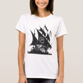 Pirate Party of Canada Ship T-shirt (Voorkant)