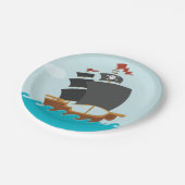 Pirate Party Papieren Bordje (Gekanteld)