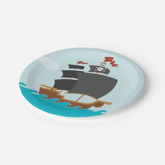 Pirate Party Papieren Bordje (Gekanteld)
