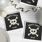 Pirate Party Papieren servetten