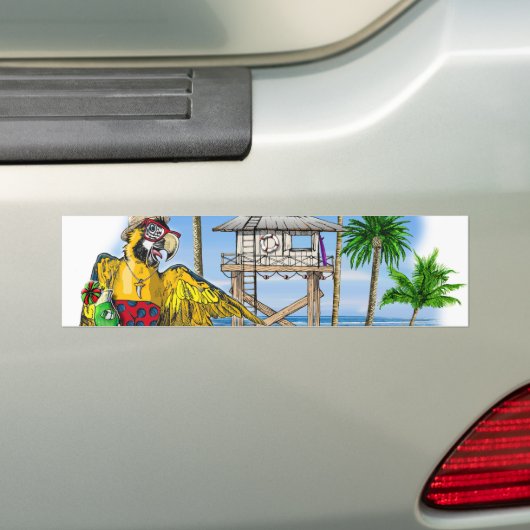 Pirate Party partij Bumpersticker (Op auto)