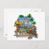 Pirate Party partij Uitnodiging Briefkaart (Voorkant / Achterkant)