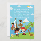 Pirate Party - Personalized Birthday Invitation Kaart (Voorkant)