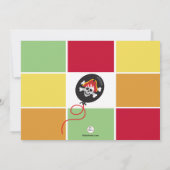 Pirate Party Photo Birthday Invitation Kaart (Achterkant)