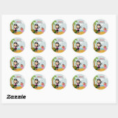 Pirate party ronde sticker (Vel)