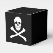 Pirate Party (Skull en Crossbones) (Jolly Roger) Bedankdoosjes (Voorkant Zijde)