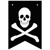 Pirate Party (Skull en Crossbones) (Jolly Roger) Vlaggetjes (Derde vlag)