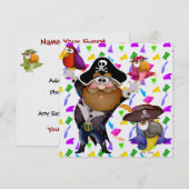 Pirate Party. - SRF Kaart (Voorkant / Achterkant)