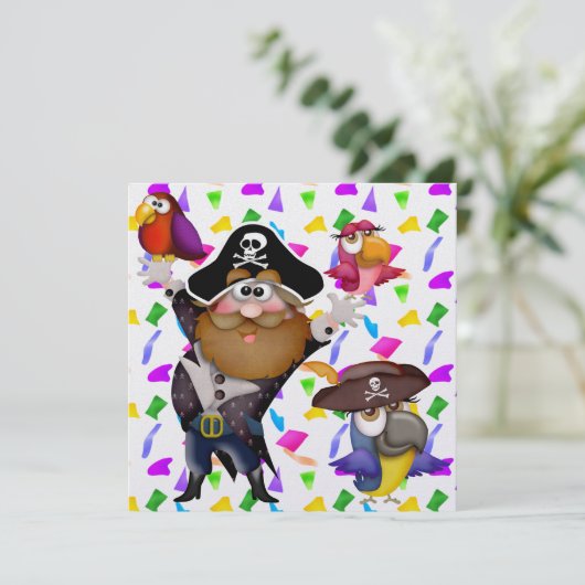 Pirate Party. - SRF Kaart (Staand voorkant)