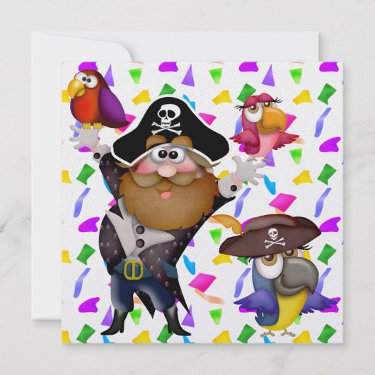 Pirate Party. - SRF Kaart (Voorkant)