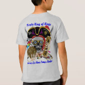 Pirate Party thema Mardi Gras alsjeblieft Uitzicht T-shirt (Achterkant)