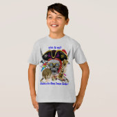 Pirate Party thema Mardi Gras alsjeblieft Uitzicht T-shirt (Voorkant volledig)
